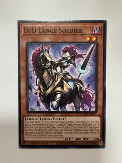 Yugioh! D/D Lance Soldier DOOD-EN001 Common 1st Ed NM - Image 1
