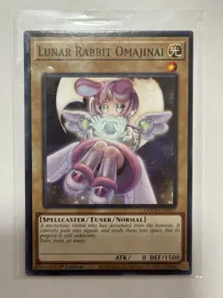 2x Yugioh! Lunar Rabbit Omajinai DOOD-EN097 COMMON DOOM OF DIMENSIONS( NM) - Image 1