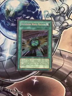 (49) Yugioh! TCG Diffusion Wave Motion MFC-107 Secret Rare 1st Edition MP/HP - Image 1