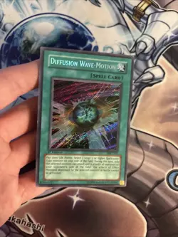 (49) Yugioh! TCG Diffusion Wave Motion MFC-107 Secret Rare 1st Edition MP/HP - Image 2