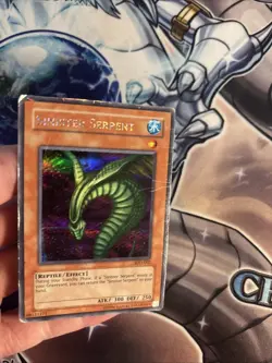 (49) Yugioh Sinister Serpent SDD-002 Parallel Secret Rare HP - Image 2