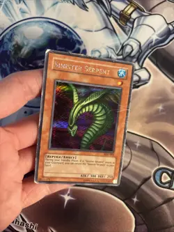 (49) Yugioh Sinister Serpent SDD-002 Parallel Secret Rare HP - Image 3