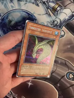 (49) Yugioh Sinister Serpent SDD-002 Parallel Secret Rare HP - Image 4