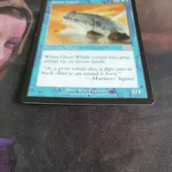 MTG Magic the Gathering Card LP - Great Whale - Image 2