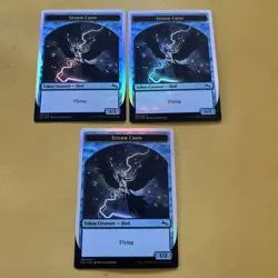 3x Storm Crow | FOIL TOKEN 005/020 | Unstable | MTG Magic Cards - Image 1