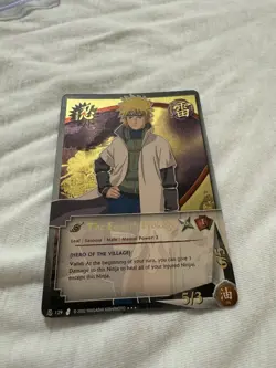 The Fourth Hokage Hero of The Village Card #129 1st Edition Near Mint - Image 2