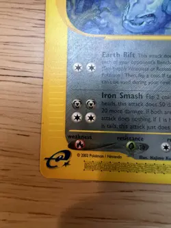 Pokemon Steelix 35/147 RARE Non-Holo Aquapolis Set e-Reader Card NM - Image 4