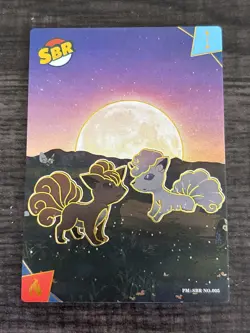 🔥Non-TCG Eif Origin 3.0 Chinese Pokemon Card PM-SBR No.005 Vulpix Alolan Vulpix - Image 1