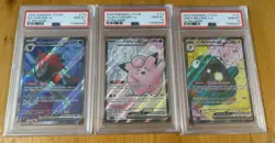 3 PSA 10 Pokemon TCG Graded Card Lot From SV Journey Together 2025 - Image 1