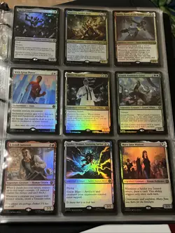 Spider-Man Magic The Gathering Foil Card Lot Over 100 Rare,Common,Uncommon,Land - Image 1
