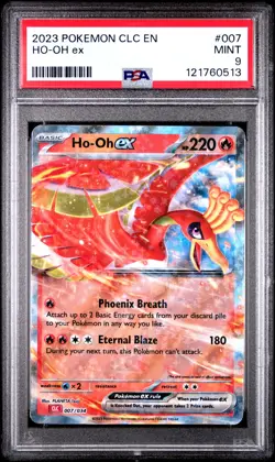 2023 POKEMON CLC-TRADING CARD GAME CLASSIC #007 HO-OH EX PSA 9 - Image 1