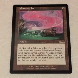 MTG English Memory Jar NM Normal Urza's Legacy 129/143 - Image 1