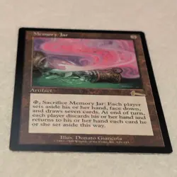 MTG English Memory Jar NM Normal Urza's Legacy 129/143 - Image 3
