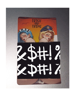 Dragon ball bulma and android 18 halloween Hentai Card - Image 1