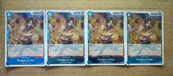 One Piece Card Game Portgas.D.Ace OP08-052 English Playset X4! - Image 1