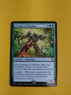 Avenger of Zendikar. CMR Mythic Elemental MTG Card. - Image 1