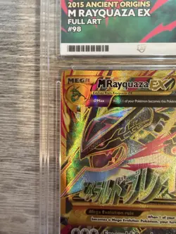 ACE (PSA/BGS) 10 M Rayquaza EX Full Art 98/98 Ancient Origins Pokemon Card - Image 4