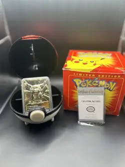 Pokemon 23K Gold-Plated Trading Cards with Certificates of Authenticity 1999 - Image 4