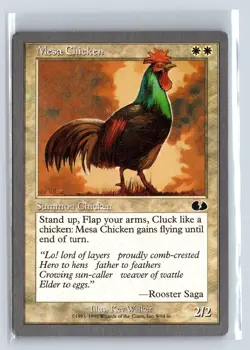 (2x) MESA CHICKEN - MTG Magic the Gathering Card - Unglued - Common - Image 1