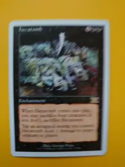 MTG Card. Hecatomb 6th edition rare enchantment - Image 1