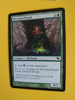MTG Card. Devoted Druid Shadowmoor Elf druid - Image 3