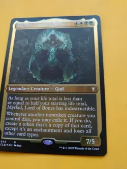 Myrkul, Lord of Bones. FOIL Rare CLB 544 God. Magic the Gathering Card. - Image 2