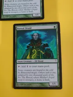 Boreal Druid x2 Eld Snow druid Coldsnap. Rare. Magic the Gathering 2 Card. - Image 2