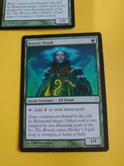 Boreal Druid x2 Eld Snow druid Coldsnap. Rare. Magic the Gathering 2 Card. - Image 3