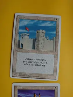 Castle x2 4th and 5th Edition Enchantment MTG Card. old vintage 2 cards - Image 4