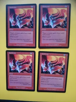 MTG Card. Accelerate. Torment playset. 4 cards Instant - Image 2
