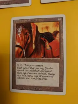 Magic the Gathering Card. Jandor Saddlebags Revised. Old Vintage as pics - Image 2