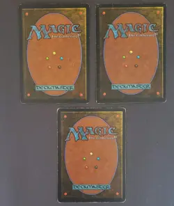 MTG Magic the Gathering Paralyze Unlimited Edition x3 Heavy Play - Image 2