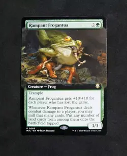 Rampant Frogantua (Extended Art) Rare MTG Modern Horizons 3 Commander - Image 1