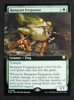 Rampant Frogantua (Extended Art) Rare MTG Modern Horizons 3 Commander - Image 2