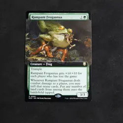 Rampant Frogantua (Extended Art) Rare MTG Modern Horizons 3 Commander - Image 3