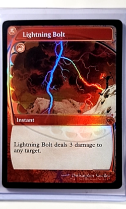 2025 MTG Magic The Gathering SLD Secret Lair Future Sight Foil #1 Lightning Bolt - Image 1