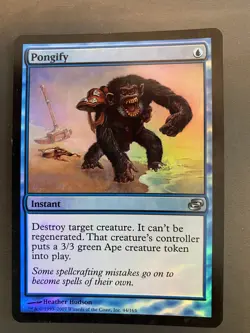 MTG Magic Pongify Planar Chaos Foil (LP-) - Image 1