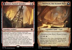 1x Brass's Tunnel-Grinder // Tecutlan, the S NM Eng MTG - Lost Caverns of Ixalan - Image 1