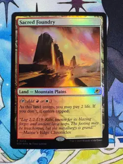 2025 MTG Edge Of Eternities Sacred Foundry Foil #256 - Image 1
