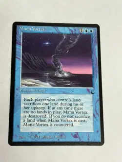 MTG Magic the Gathering: Mana Vortex, The Dark, Near Mint Free Shipping! - Image 1
