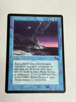MTG Magic the Gathering: Mana Vortex, The Dark, Near Mint Free Shipping! - Image 2