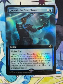 2025 MTG Edge Of Eternities Consult The Star Charts Extended Art Foil #325 - Image 1