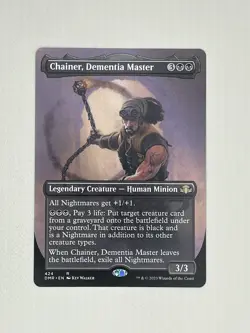 Chainer, Dementia Master (Borderless) 424 - MTG Dominaria Remastered - NM - Rare - Image 1