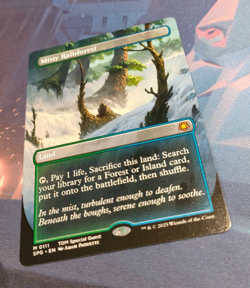 Misty Rainforest (Borderless) Special Guest - Tarkir Dragonstorm - NM - MTG - Image 3