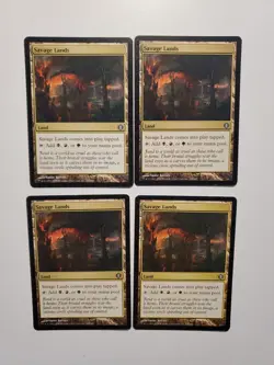 MtG Savage Lands LP/P x4 - Shards of Alara - Image 1
