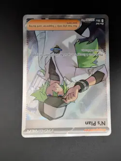 N's Plan 163/086 Black Bolt NEAR MINT Full Art Pokemon Card TCG - Image 4
