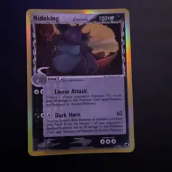 Pokemon Nidoking Reverse Holo EX Dragon Frontiers 6/101 Excellent - Near Mint - Image 1