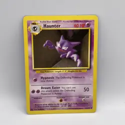 Pokemon TCG Haunter Base Set 29/102 Regular Unlimited Uncommon - Image 1