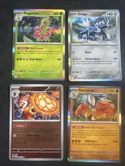 Pokemon Mega Evolution Holo/reverse Lot: Kyrogre, Cinderace, Alakazam #2 - Image 2