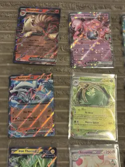 POKEMON CARD LOT OF 20 EX V PIKACHU LUCARIO CLEFAIRY ZACIAN MEWTWO RESHIRAM 🔥 - Image 2